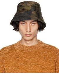 Dries Van Noten - Brown Printed Bucket Hat - Lyst