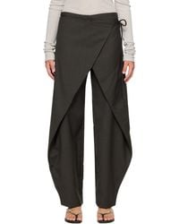 St. Agni - Wrap Rouleau Trousers - Lyst