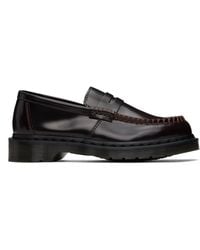 Dr. Martens - ブラック＆レッド Penton Arcadia レザー ローファー - Lyst