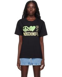 Moschino Jeans - 'peacelove' T-shirt - Lyst