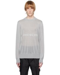 Givenchy - グレー リフレクティブ セーター - Lyst