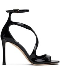 Jimmy Choo - Sandales À Talon Azia 95 Noires - Lyst