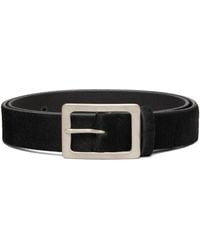 Neighborhood - Hair-On Leather Belt - Lyst
