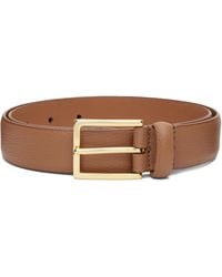 Anderson's - Tan Soft Grained Calf Leather Belt - Lyst