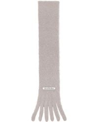 Acne Studios - Skinny Logo Scarf - Lyst