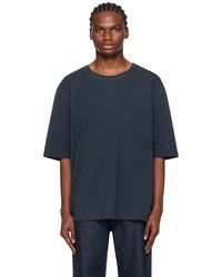 Lemaire - Navy Patch Pocket T-shirt - Lyst