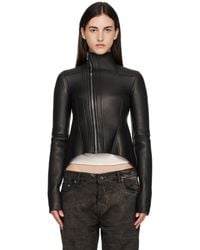 Rick Owens - Tower Naska Gary Leather Jacket - Lyst