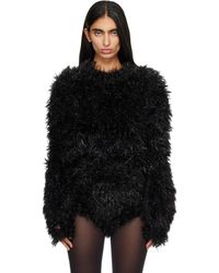 Junya Watanabe - Glitter Crewneck Sweater - Lyst