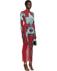 jean paul gaultier brown & blue tennis suit dress Jean Paul Gaultier - Jean Paul Gaultier
