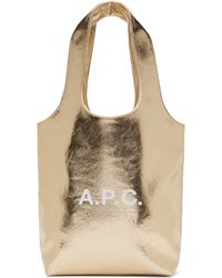 A.P.C. - ゴールド スモール Ninon トートバッグ - Lyst