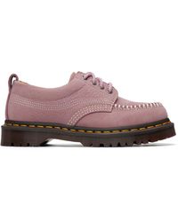 Dr. Martens - Lowell Nubuck Moc Toe Derbys - Lyst