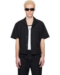 Ernest W. Baker - Chemise Façon Tailleur Noire - Lyst
