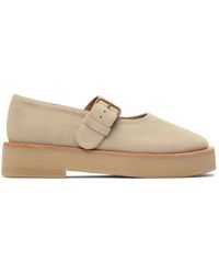 Lauren Manoogian - Chaussures oxford taupe à boucle - Lyst