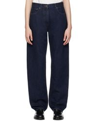 【関税込み】The Row インディゴ Berty ジーンズ The Row インディゴ Dan ジーンズ ブルー | Lyst