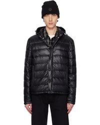 Moncler - ブラック Gliere フード付き ショート ダウンジャケット - Lyst
