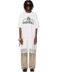 VAQUERA - Slip Skirt Tall T-Shirt - Lyst