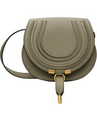 Chloé - トープ スモール Marcie サドルバッグ - Lyst