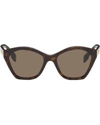 Fendi - Lettering Sunglasses - Lyst