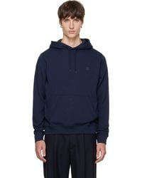 BOSS - Logo-Patch Cotton Terry Hoodie - Lyst