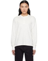 Rag & Bone - Classic Flame Henley - Lyst