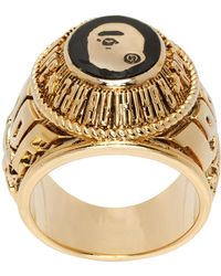 A Bathing Ape - '' College Ring - Lyst