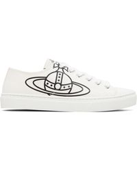 Vivienne Westwood - Low Top Canvas Plimsoll Sneakers - Lyst
