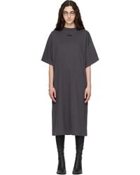 Fear Of God - Long T-Shirt Midi Dress - Lyst