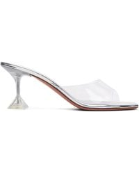 AMINA MUADDI - Lupita Glass Slipper 70 Heeled Sandals - Lyst
