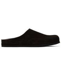 Common Projects - Flâneurs à enfiler de style sabot bruns - Lyst