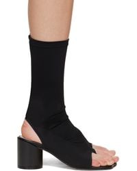 MM6 by Maison Martin Margiela - Lycra Heeled Sandals - Lyst