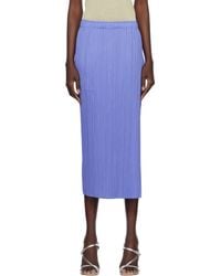 Pleats Please Issey Miyake - Monthly Colors March Midi Skirt - Lyst