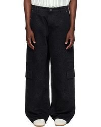CASABLANCA - Monogram Cargo Jeans - Lyst