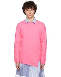 Comme des Garçons - ピンク アシンメトリー スウェットシャツ - Lyst