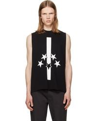 JKEEFER - Flag Cut Sleeve Tank Top - Lyst