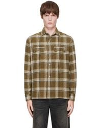Rhude - Aviabi Cargo Long Sleeve Flannel Shirt - Lyst
