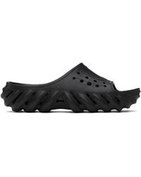 Crocs™ - Sandales à enfiler noires à semelle echo - Lyst