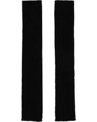 Rick Owens Black Press-stud Arm Warmers for Men | Lyst