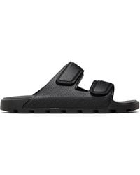 HUGO - Printed-Logo Sandals - Lyst