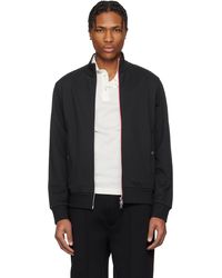 Moncler - Tricolor-Trimmed Cotton Zip-Up Sweatshirt - Lyst