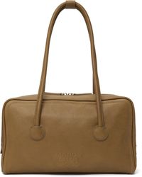Marge Sherwood - Sac Boston Brun En Cuir Souple Exclusif À Ssense - Lyst