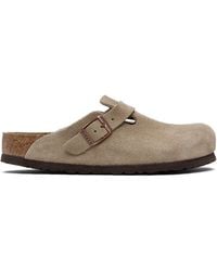 Birkenstock - Regular Boston Soft Footbed Slip-On Loafers - Lyst