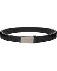 MM6 by Maison Margiela - Numeric Leather Belt - Lyst