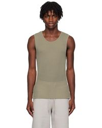 Ami Paris - Taupe Long Tank Top - Lyst