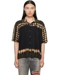 Amiri - Khaki Ma Patch Tie Dye Knit Shirt - Lyst