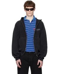 Balenciaga - Political Campaign Inside-Out Zip-Up Hoodie - Lyst