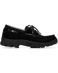 WOOYOUNGMI - Suede Boat Shoes - Lyst
