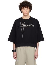 Rick Owens - Champion Edition Tommy Cropped T-Shirt - Lyst