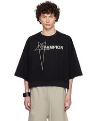 Rick Owens - Champion Edition Tommy Cropped T-Shirt - Lyst