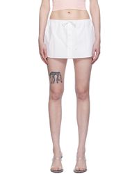 Alexander Wang - Drawstring Skort - Lyst