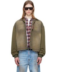DSquared² - Khaki Garment Dyed Carpenter Kaban Jacket - Lyst